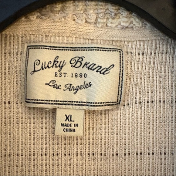 Lucky Brand Women's Cream Knit Sweater Full Zip Jacket - Picture 7 of 10